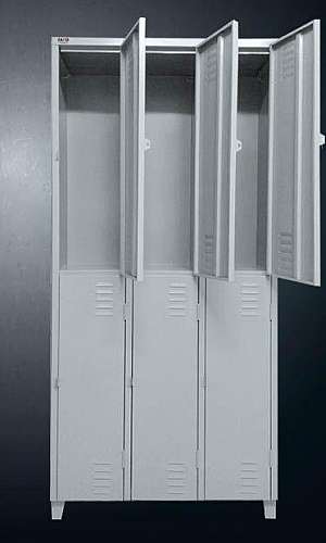 Armário roupeiro de aço 6 portas Armário roupeiro de aço 6 portas