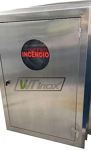 Caixa de Hidrante em Aço Inox Caixa de Hidrante em Aço Inox