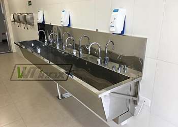 Lavatório coletivo aço inox Lavatório coletivo aço inox