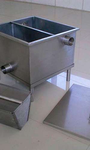 Preço de caixa de gordura em inox Preço de caixa de gordura em inox